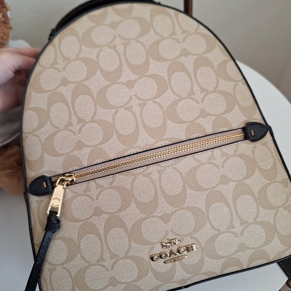 Coach Jordyn Backpack In Blocked Signature CanvasComparable Value$450 - Picture 4 of 10